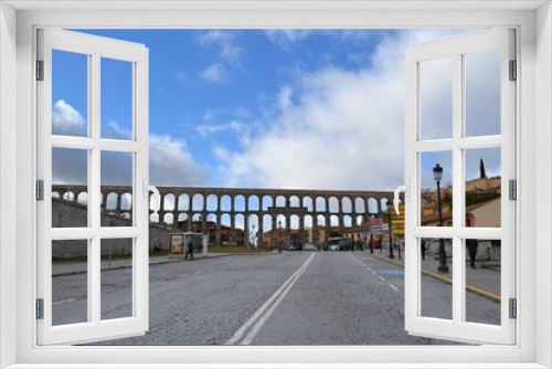 Fototapeta Naklejka Na Ścianę Okno 3D - Aqueduct in Segovia