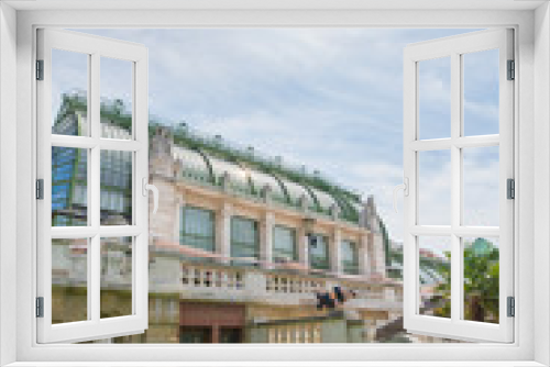 Fototapeta Naklejka Na Ścianę Okno 3D - Palmenhaus Otto Wagner Wien Parkour