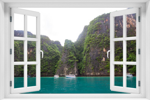 Fototapeta Naklejka Na Ścianę Okno 3D - The blue lagoon in Thailand.