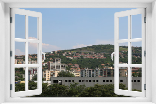 Fototapeta Naklejka Na Ścianę Okno 3D - condominiums of the city of Trieste in Italy
