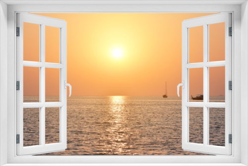Fototapeta Naklejka Na Ścianę Okno 3D - Sunset at Lipe island
