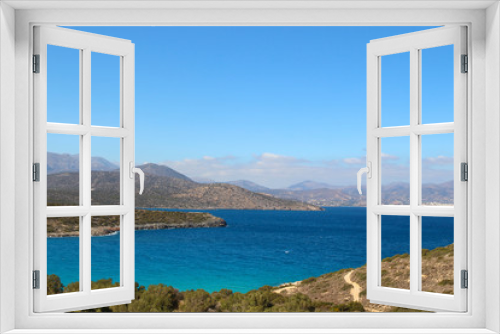 Fototapeta Naklejka Na Ścianę Okno 3D - Kreta, Mittelmeer, Panorama, Agios Nikolaos