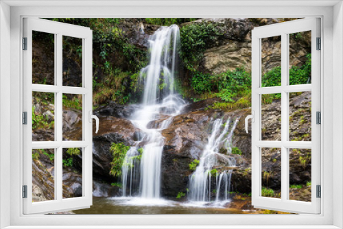 Fototapeta Naklejka Na Ścianę Okno 3D - Waterfall in Sapa Town, Vietnam