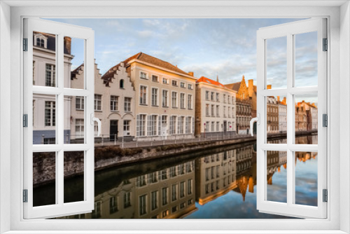 Fototapeta Naklejka Na Ścianę Okno 3D - An view at Brugges