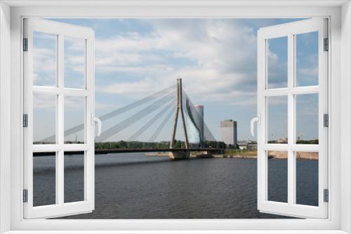 Fototapeta Naklejka Na Ścianę Okno 3D - Riga City