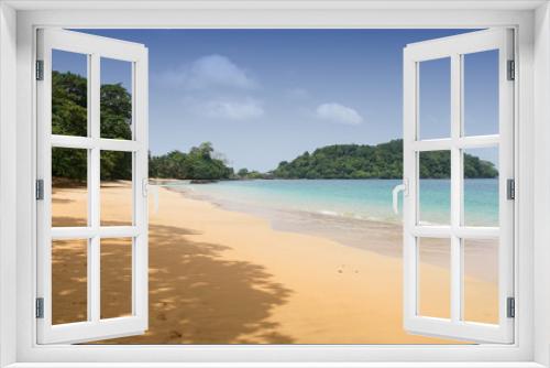 Fototapeta Naklejka Na Ścianę Okno 3D - Praia Coco, Sao Tome and Principe, Africa