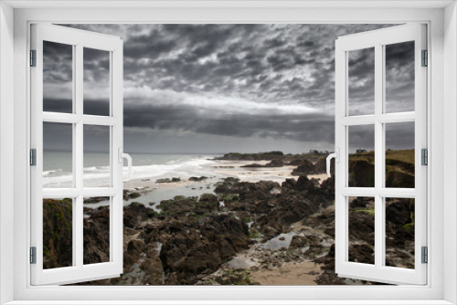 Fototapeta Naklejka Na Ścianę Okno 3D - Regenwetter