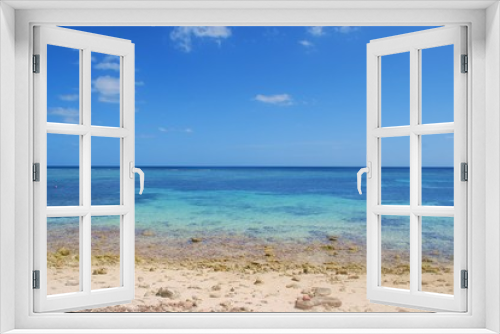 Fototapeta Naklejka Na Ścianę Okno 3D - Caribbean ocean view