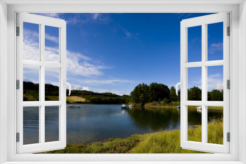 Fototapeta Naklejka Na Ścianę Okno 3D - view of the sea with boats