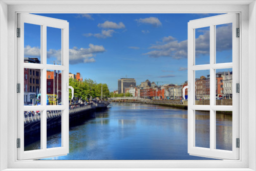 Fototapeta Naklejka Na Ścianę Okno 3D - Ha Penny Bridge in Dublin, Ireland