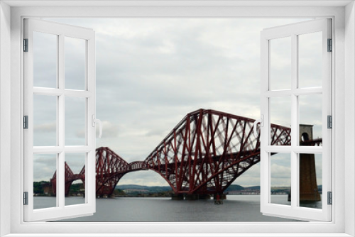 Fototapeta Naklejka Na Ścianę Okno 3D - Forth Bridge, South Queensferry, Scotland