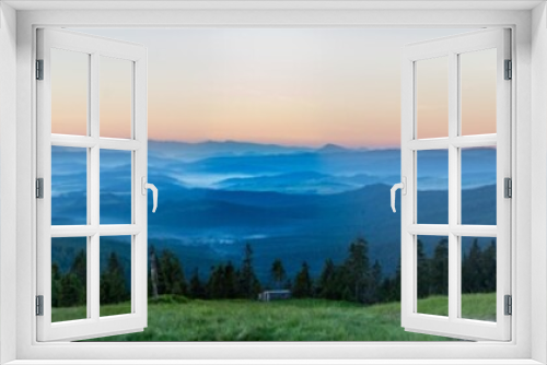 Fototapeta Naklejka Na Ścianę Okno 3D - Panorama Hala Rysianka