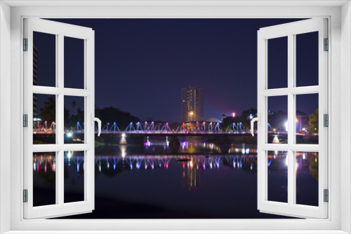 Fototapeta Naklejka Na Ścianę Okno 3D - Iron Bridge