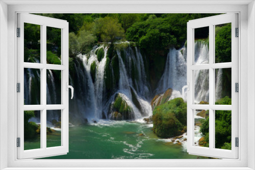 Fototapeta Naklejka Na Ścianę Okno 3D - Kravica Wasserfälle - Kravica waterfall 12