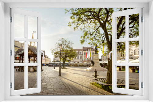 Fototapeta Naklejka Na Ścianę Okno 3D - Rynek starego miasta w Rzeszowie