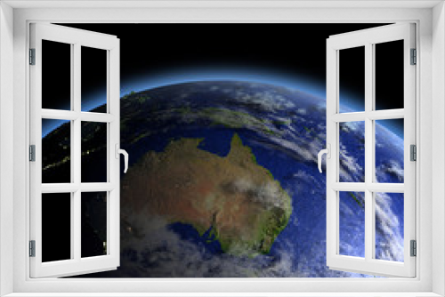 Fototapeta Naklejka Na Ścianę Okno 3D - Australia from space