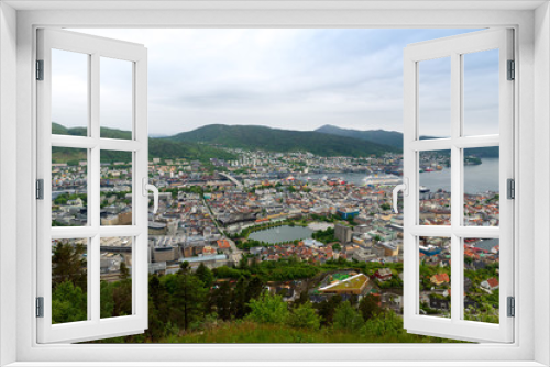 Fototapeta Naklejka Na Ścianę Okno 3D - Bergen, Norway