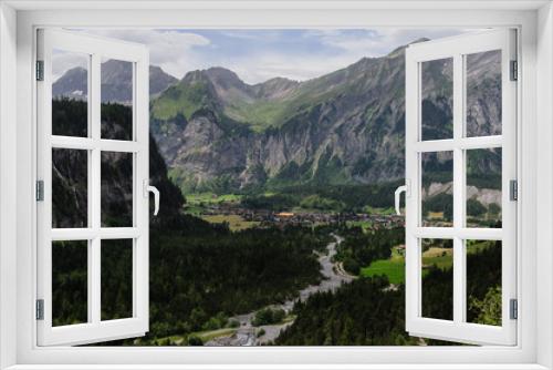 Fototapeta Naklejka Na Ścianę Okno 3D - Mountain Scene in Switserland