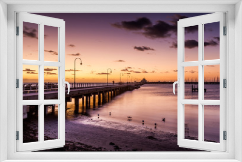 Fototapeta Naklejka Na Ścianę Okno 3D - St Kilda Pier, Melbourne, Victoria, Australia