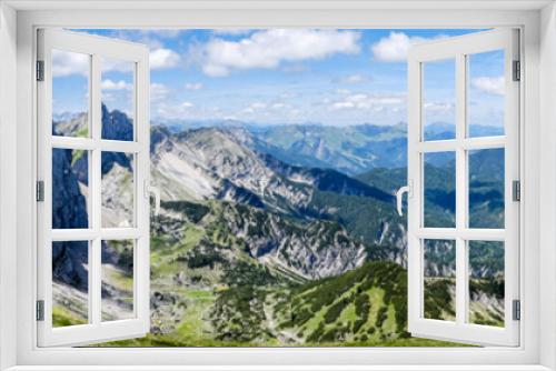 Fototapeta Naklejka Na Ścianę Okno 3D - rofan mountains