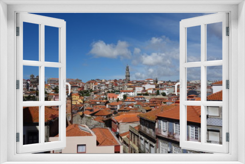 Fototapeta Naklejka Na Ścianę Okno 3D - Porto city view