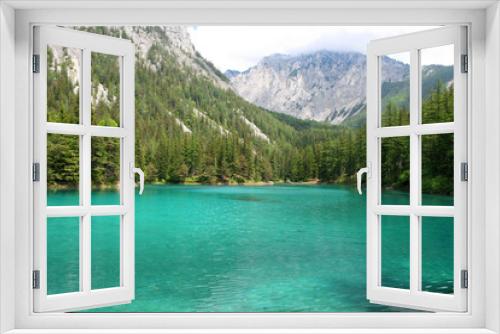 Fototapeta Naklejka Na Ścianę Okno 3D - Green Sea
