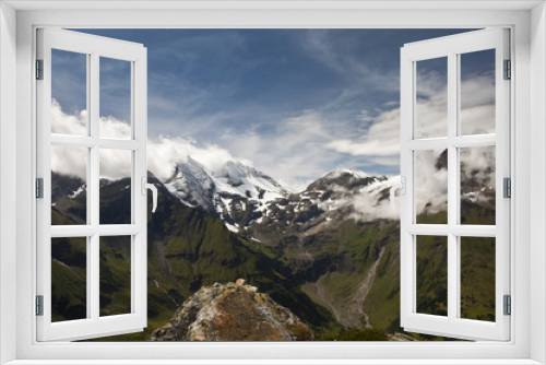 Fototapeta Naklejka Na Ścianę Okno 3D - Snow-capped mountains