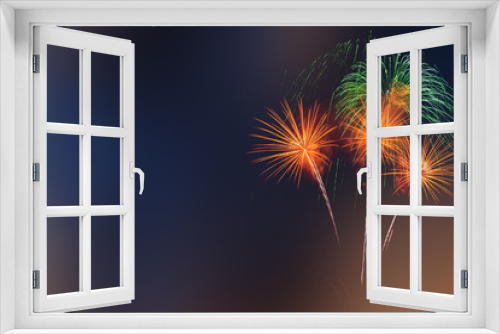 Fototapeta Naklejka Na Ścianę Okno 3D - celebration fireworks