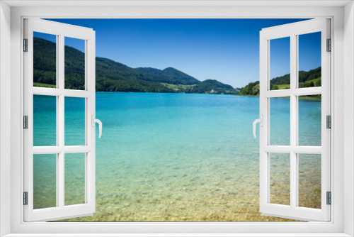 Fototapeta Naklejka Na Ścianę Okno 3D - Fuschlsee lake. Austria.