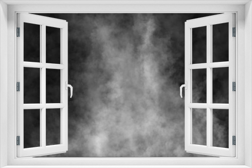 Fototapeta Naklejka Na Ścianę Okno 3D - Fog or Smoke on black Background