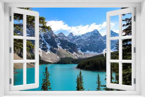 Fototapeta Naklejka Na Ścianę Okno 3D - Moraine Lake, Banff National Park, Alberta, Canada