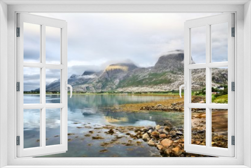 Fototapeta Naklejka Na Ścianę Okno 3D - Norway - Seven Sisters