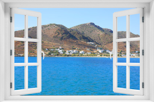 Fototapeta Naklejka Na Ścianę Okno 3D - Scenic bay on Ios Island, Cyclades Islands, Greece