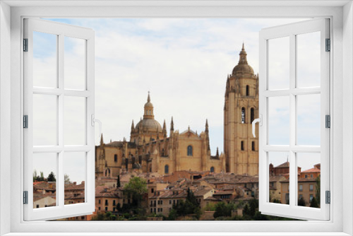 Fototapeta Naklejka Na Ścianę Okno 3D - Catedral de Segovia, Spain 