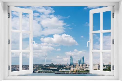 Fototapeta Naklejka Na Ścianę Okno 3D - Day view of Baku Azerbaijan architecture