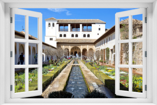 Fototapeta Naklejka Na Ścianę Okno 3D - Alhambra of Granada, Andalusia, Spain