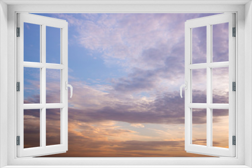 Fototapeta Naklejka Na Ścianę Okno 3D - Sunset sky background