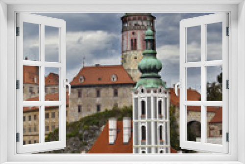 city and historic castle in Cesky Krumlov