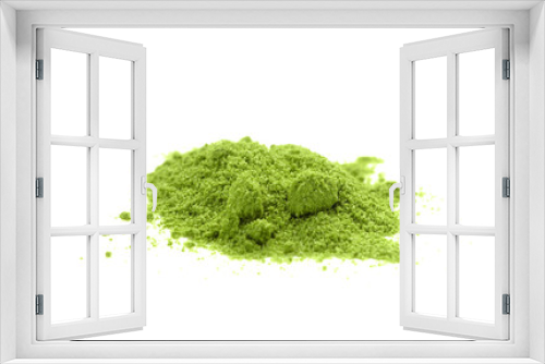 Fototapeta Naklejka Na Ścianę Okno 3D - powdered green tea Matcha