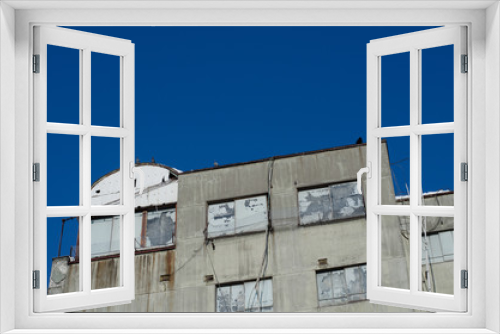 Fototapeta Naklejka Na Ścianę Okno 3D - 古いビル