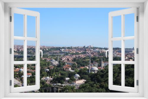 Fototapeta Naklejka Na Ścianę Okno 3D - Pierre Loti Tepesi'nden Haliç
