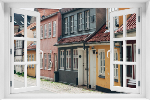 Fototapeta Naklejka Na Ścianę Okno 3D - Aalborg Häuser
