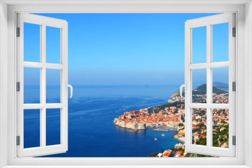 Fototapeta Naklejka Na Ścianę Okno 3D - Dubrovnik.Croatia.Top view.