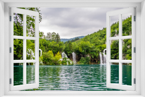 Fototapeta Naklejka Na Ścianę Okno 3D - Croatia - Plitvice Lakes