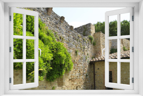 Fototapeta Naklejka Na Ścianę Okno 3D - San Gimignano, Tuscany, Italy