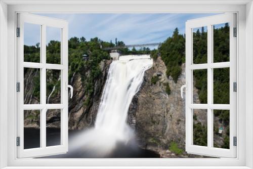 Fototapeta Naklejka Na Ścianę Okno 3D - The beautiful Montmorency Falls - Quebec  - Canada