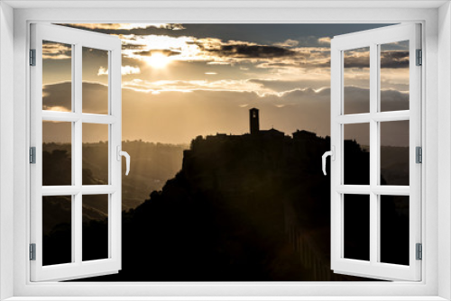 Fototapeta Naklejka Na Ścianę Okno 3D - Bagnoreggio