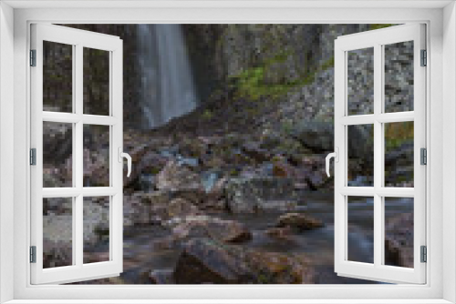 Fototapeta Naklejka Na Ścianę Okno 3D - Wasserfall in Schweden