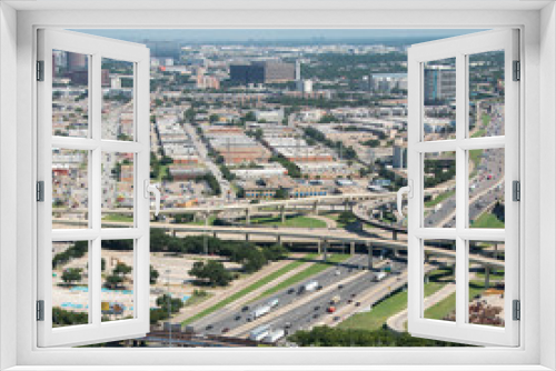 Fototapeta Naklejka Na Ścianę Okno 3D - View of Dallas from Reunion Tower