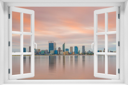 Fototapeta Naklejka Na Ścianę Okno 3D - Downtown Perth skyline in Australia